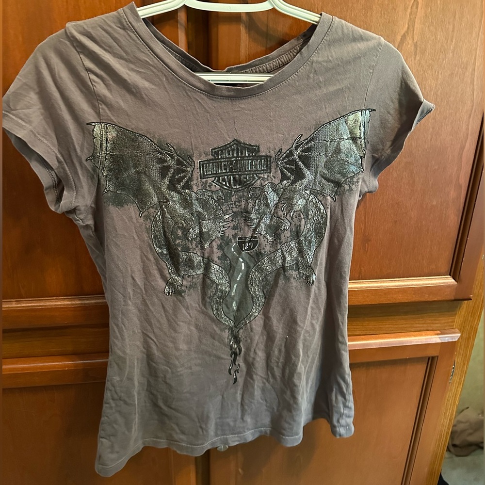Harley-Davidson Charcoal Graphic Women's Tee